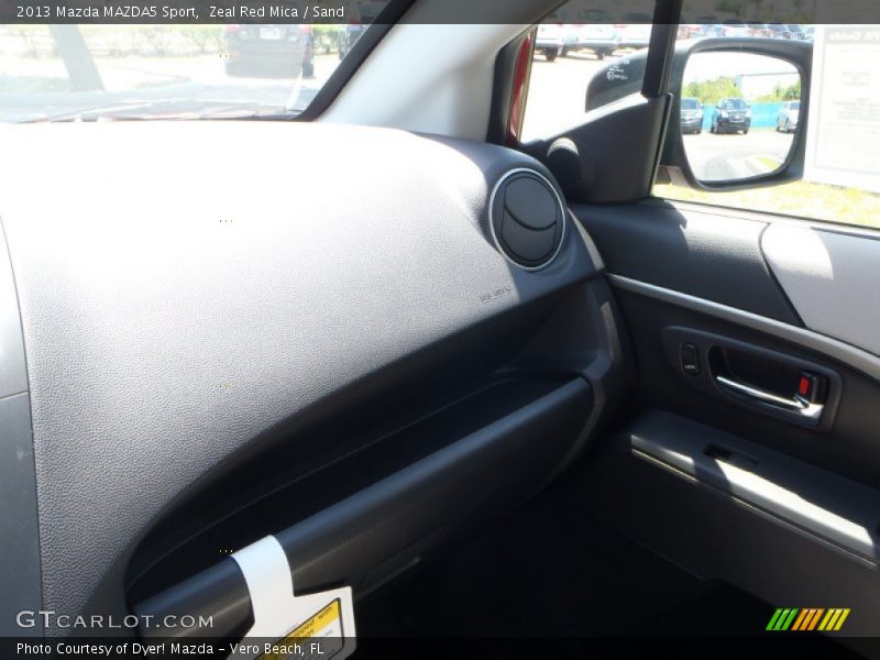 Zeal Red Mica / Sand 2013 Mazda MAZDA5 Sport
