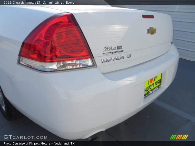 Summit White / Ebony 2012 Chevrolet Impala LT