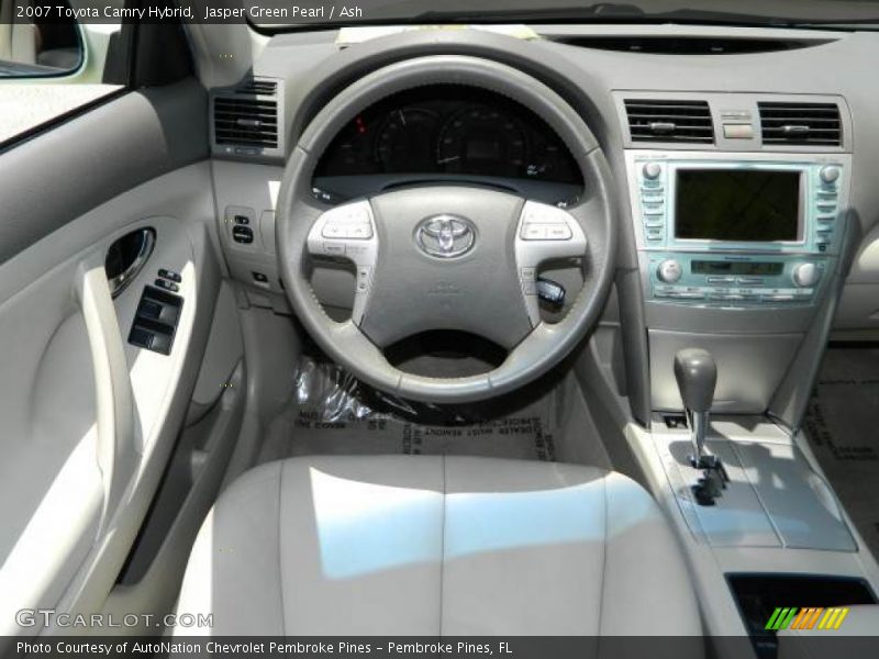 Jasper Green Pearl / Ash 2007 Toyota Camry Hybrid
