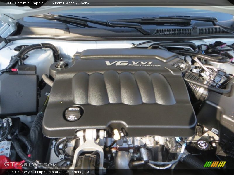 Summit White / Ebony 2012 Chevrolet Impala LT