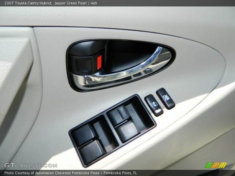 Jasper Green Pearl / Ash 2007 Toyota Camry Hybrid
