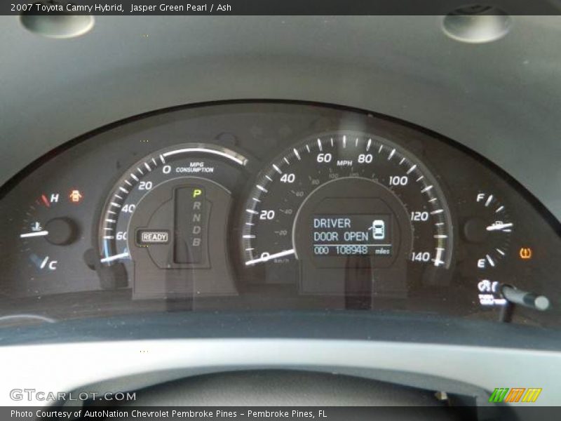  2007 Camry Hybrid Hybrid Gauges
