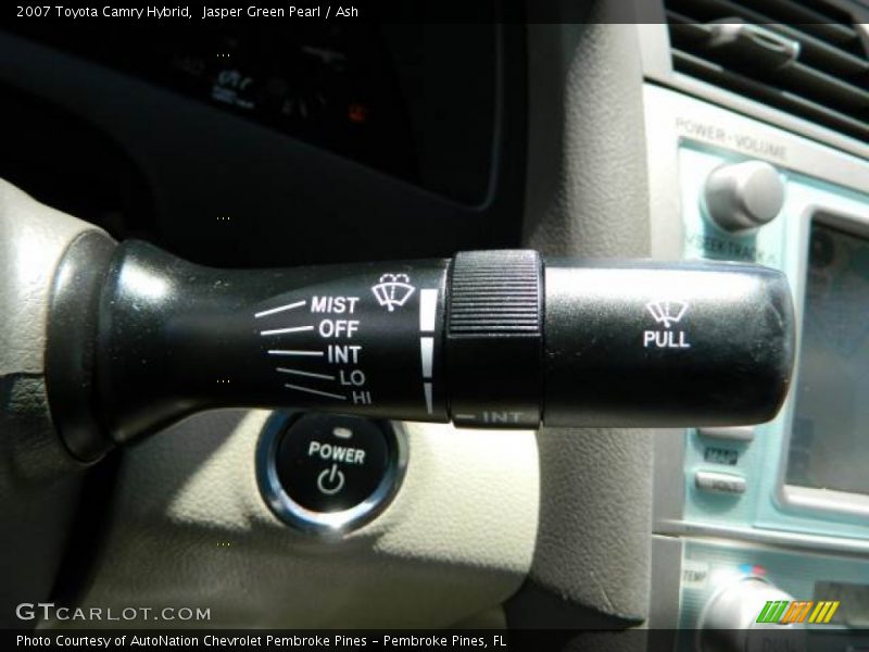 Jasper Green Pearl / Ash 2007 Toyota Camry Hybrid