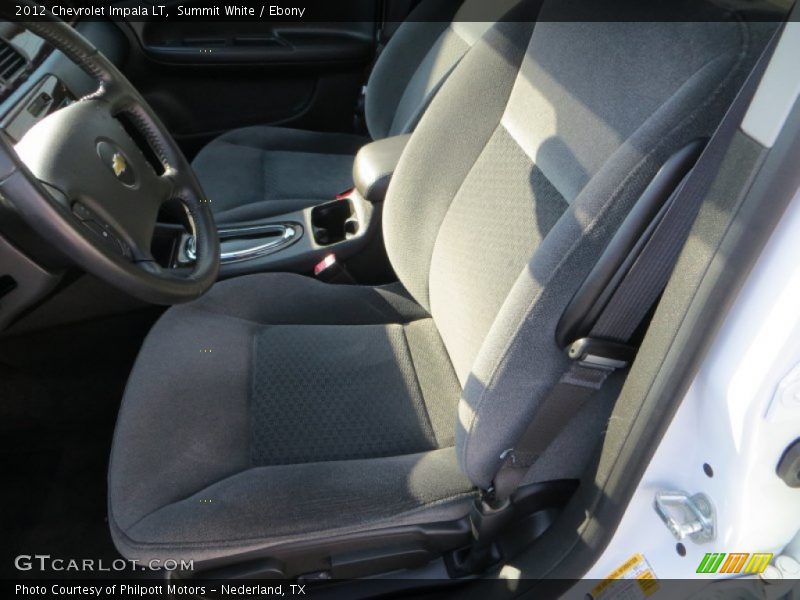 Summit White / Ebony 2012 Chevrolet Impala LT
