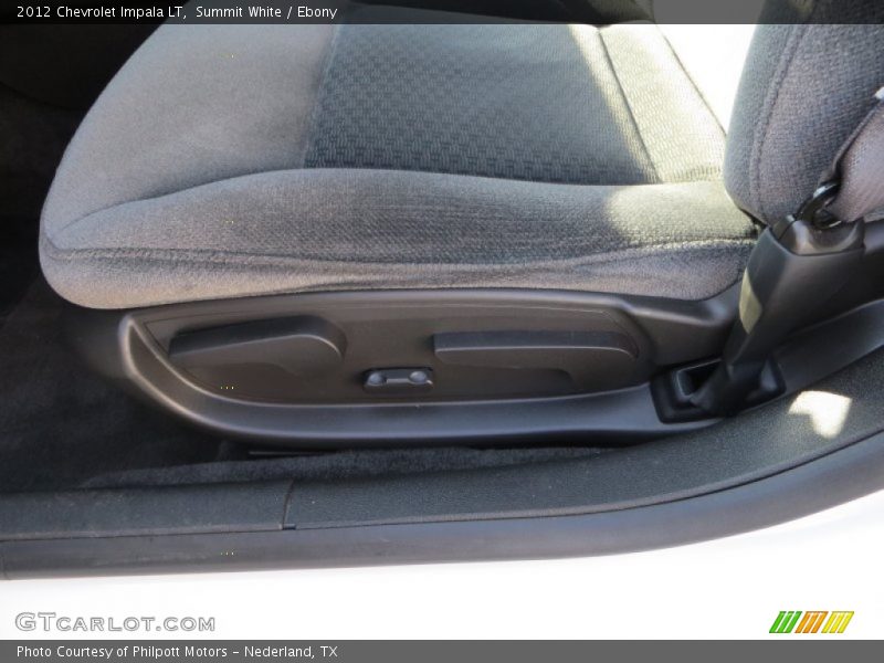 Summit White / Ebony 2012 Chevrolet Impala LT
