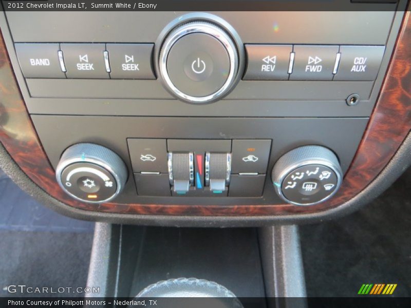 Summit White / Ebony 2012 Chevrolet Impala LT