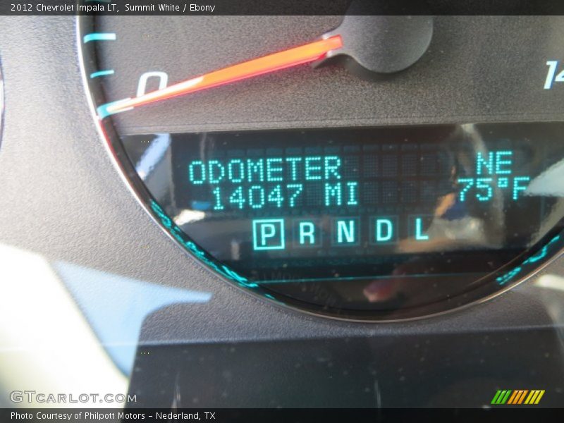 Summit White / Ebony 2012 Chevrolet Impala LT