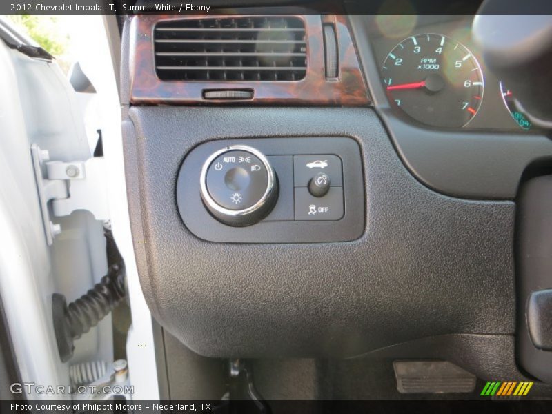 Summit White / Ebony 2012 Chevrolet Impala LT
