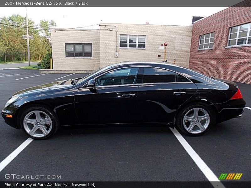 Black / Black 2007 Mercedes-Benz CLS 550