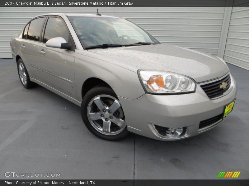 Silverstone Metallic / Titanium Gray 2007 Chevrolet Malibu LTZ Sedan