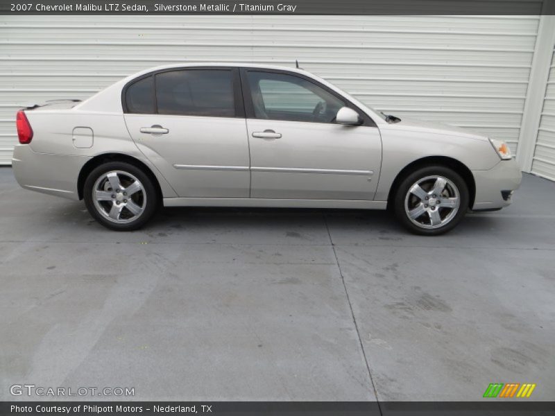 Silverstone Metallic / Titanium Gray 2007 Chevrolet Malibu LTZ Sedan