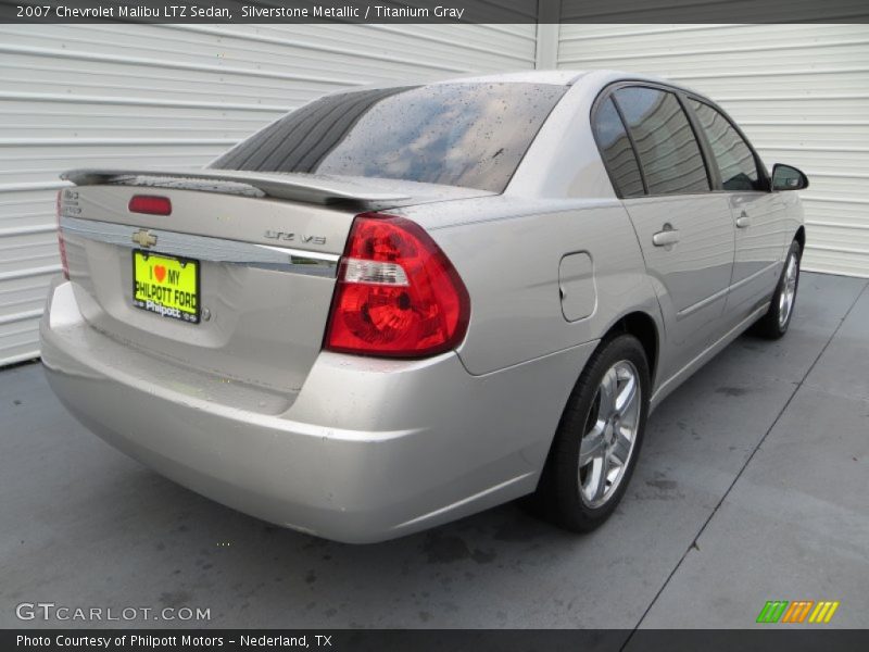 Silverstone Metallic / Titanium Gray 2007 Chevrolet Malibu LTZ Sedan