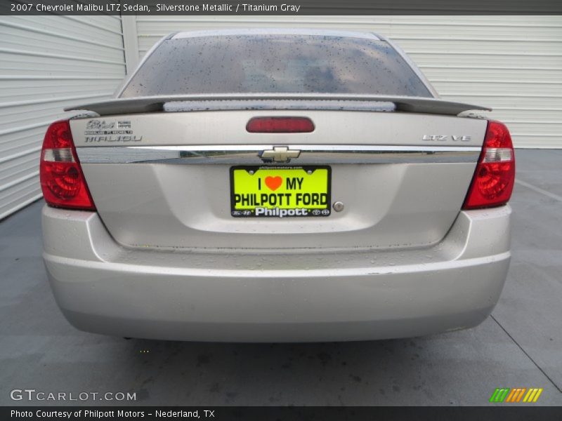 Silverstone Metallic / Titanium Gray 2007 Chevrolet Malibu LTZ Sedan