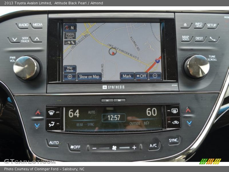 Attitude Black Pearl / Almond 2013 Toyota Avalon Limited