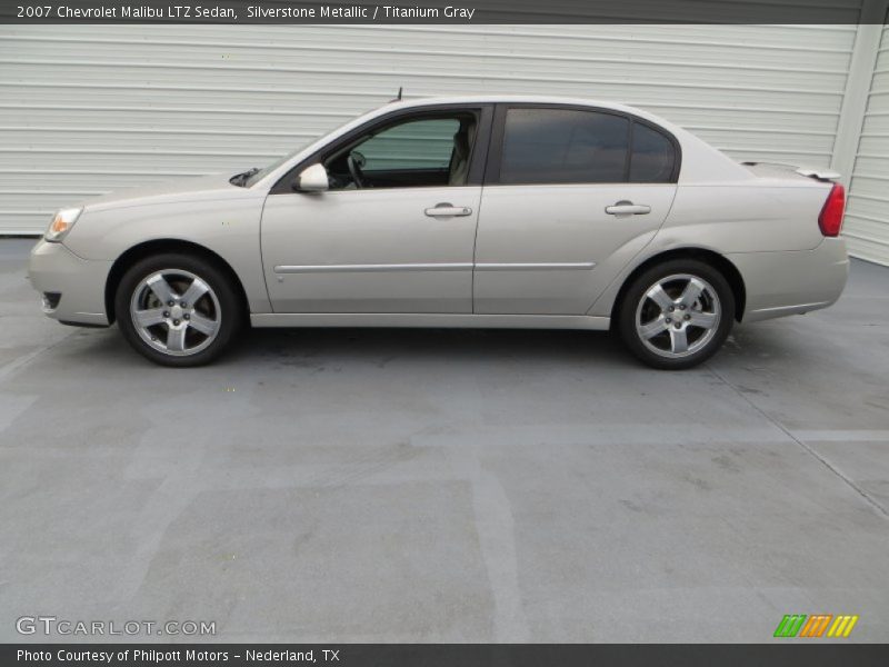 Silverstone Metallic / Titanium Gray 2007 Chevrolet Malibu LTZ Sedan