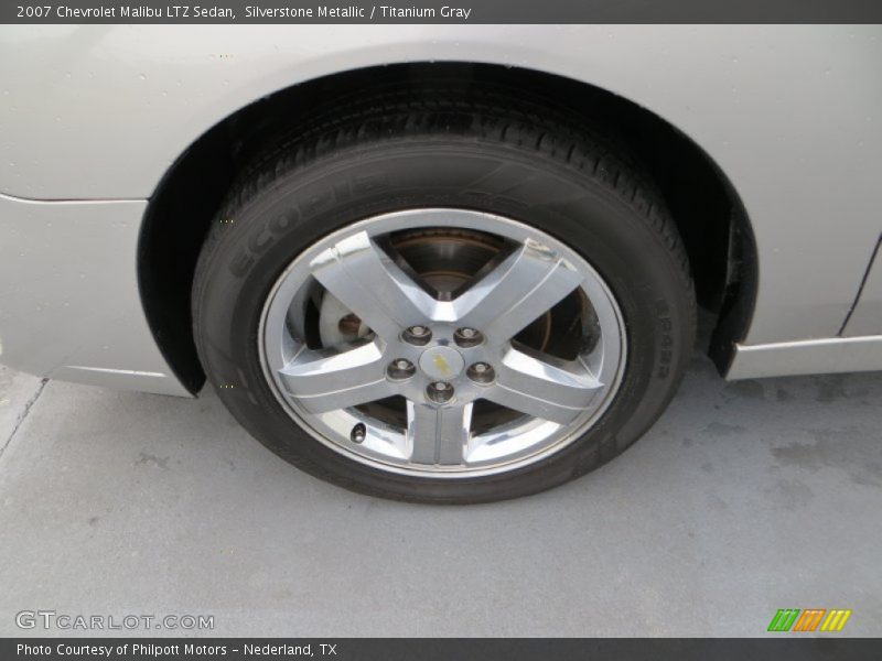 Silverstone Metallic / Titanium Gray 2007 Chevrolet Malibu LTZ Sedan