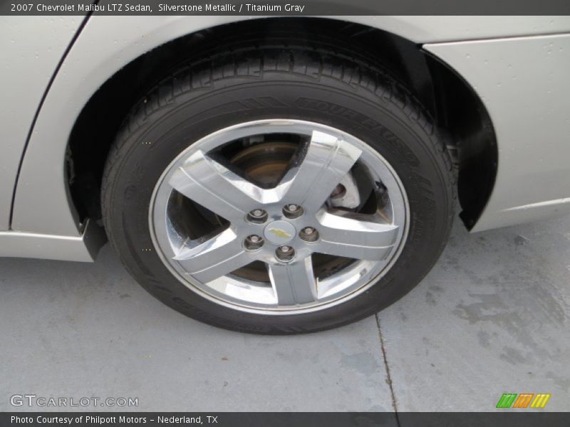 Silverstone Metallic / Titanium Gray 2007 Chevrolet Malibu LTZ Sedan