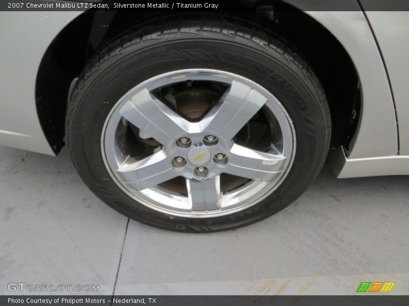 Silverstone Metallic / Titanium Gray 2007 Chevrolet Malibu LTZ Sedan