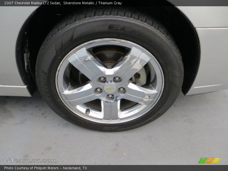 Silverstone Metallic / Titanium Gray 2007 Chevrolet Malibu LTZ Sedan