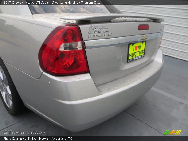 Silverstone Metallic / Titanium Gray 2007 Chevrolet Malibu LTZ Sedan