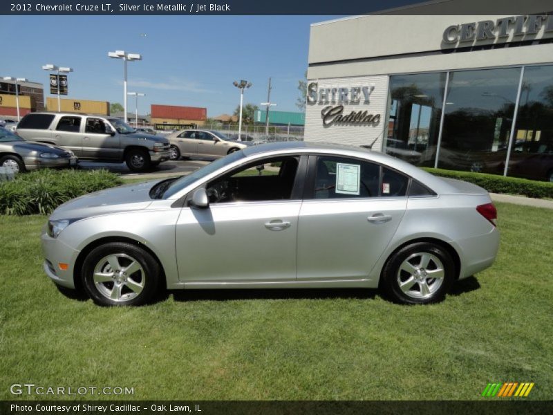 Silver Ice Metallic / Jet Black 2012 Chevrolet Cruze LT