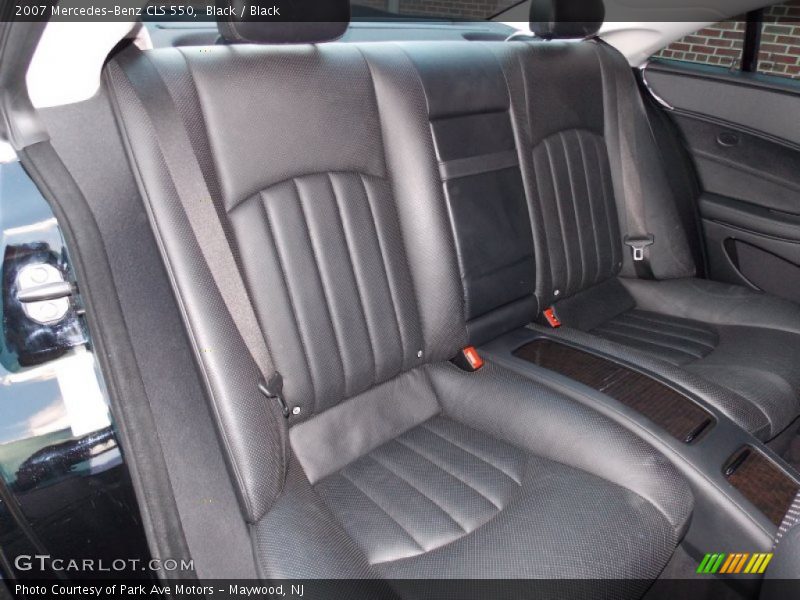 Rear Seat of 2007 CLS 550