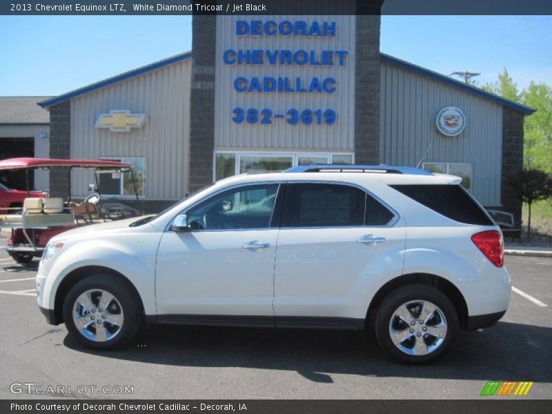 White Diamond Tricoat / Jet Black 2013 Chevrolet Equinox LTZ