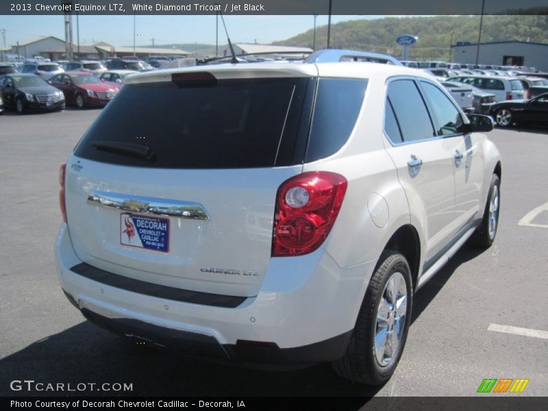White Diamond Tricoat / Jet Black 2013 Chevrolet Equinox LTZ