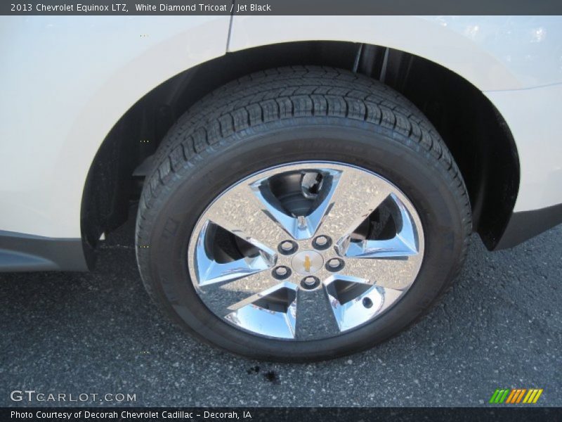 White Diamond Tricoat / Jet Black 2013 Chevrolet Equinox LTZ