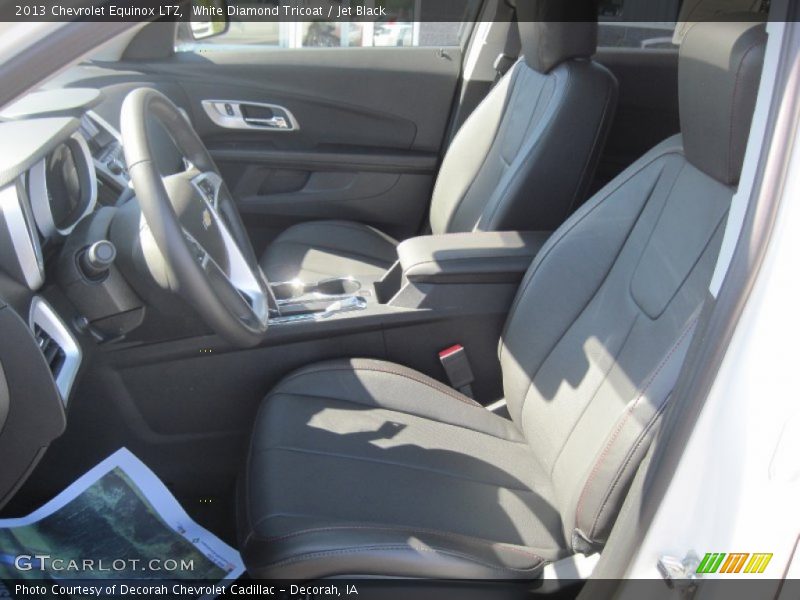 White Diamond Tricoat / Jet Black 2013 Chevrolet Equinox LTZ