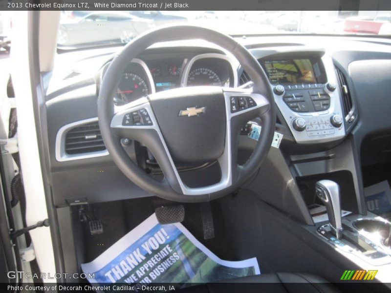 White Diamond Tricoat / Jet Black 2013 Chevrolet Equinox LTZ