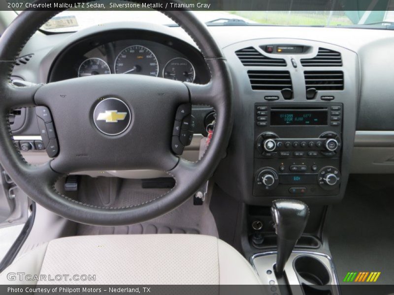 Silverstone Metallic / Titanium Gray 2007 Chevrolet Malibu LTZ Sedan