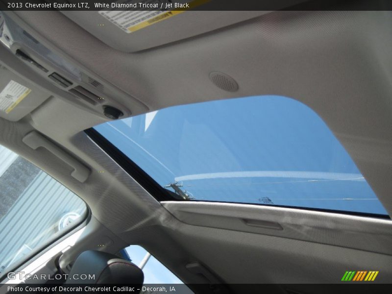 White Diamond Tricoat / Jet Black 2013 Chevrolet Equinox LTZ