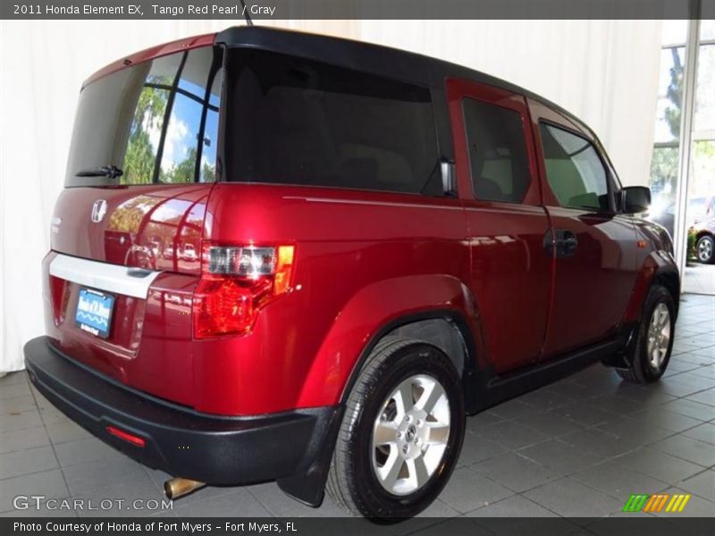 Tango Red Pearl / Gray 2011 Honda Element EX