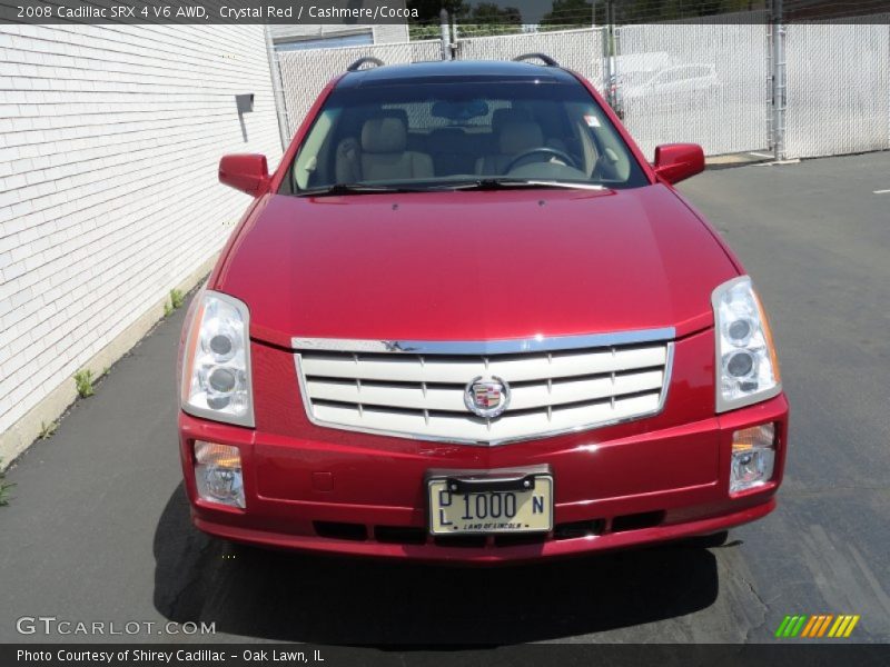 Crystal Red / Cashmere/Cocoa 2008 Cadillac SRX 4 V6 AWD