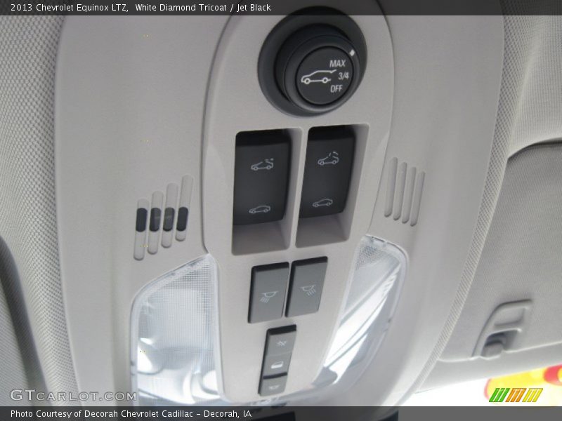 White Diamond Tricoat / Jet Black 2013 Chevrolet Equinox LTZ