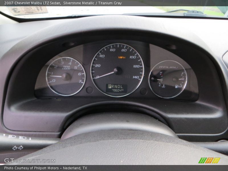 Silverstone Metallic / Titanium Gray 2007 Chevrolet Malibu LTZ Sedan