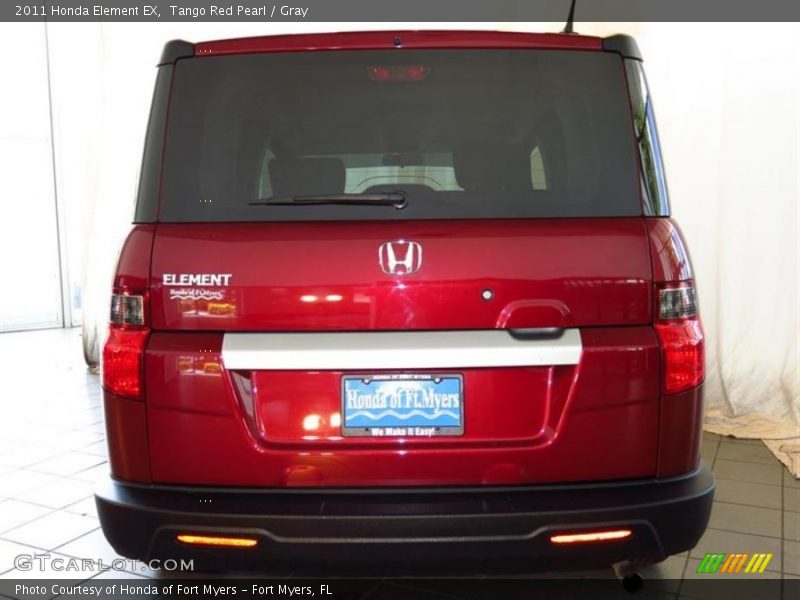 Tango Red Pearl / Gray 2011 Honda Element EX