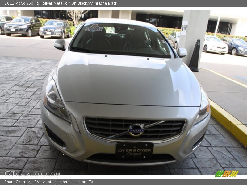 Silver Metallic / Off Black/Anthracite Black 2012 Volvo S60 T5
