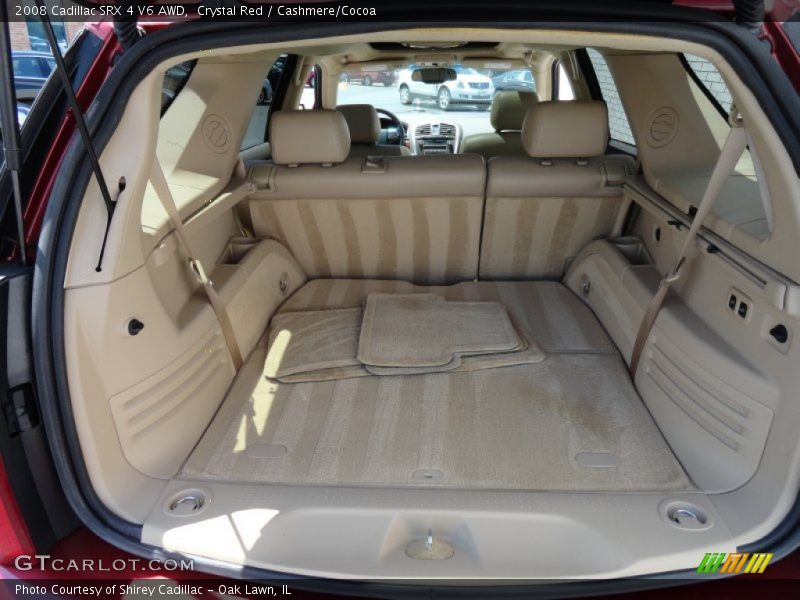 Crystal Red / Cashmere/Cocoa 2008 Cadillac SRX 4 V6 AWD