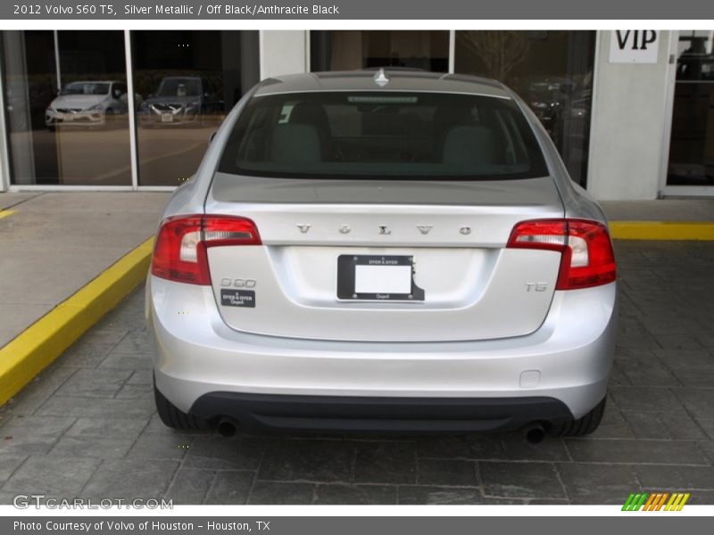 Silver Metallic / Off Black/Anthracite Black 2012 Volvo S60 T5