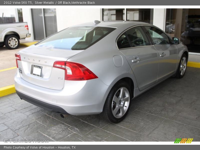 Silver Metallic / Off Black/Anthracite Black 2012 Volvo S60 T5