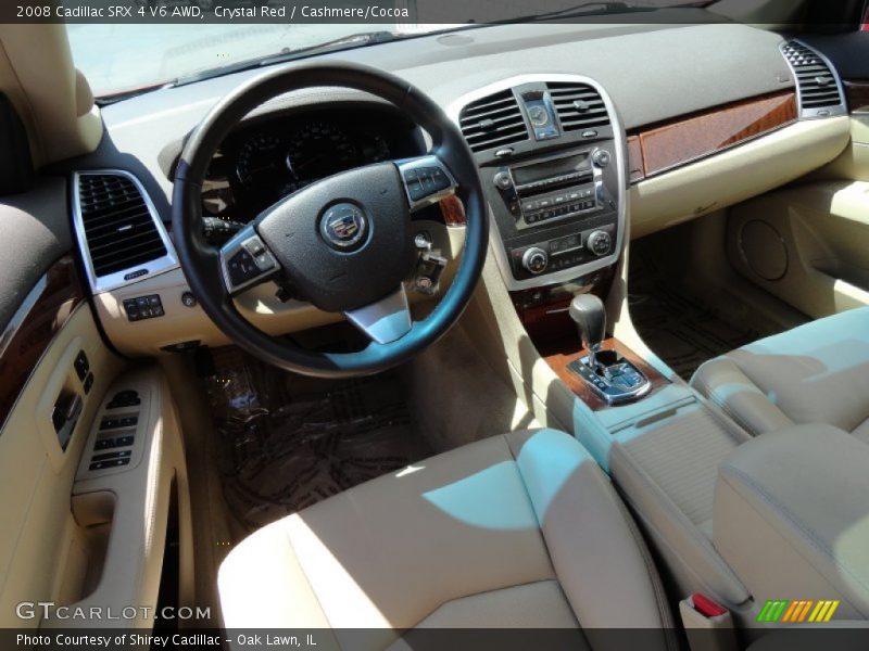 Crystal Red / Cashmere/Cocoa 2008 Cadillac SRX 4 V6 AWD