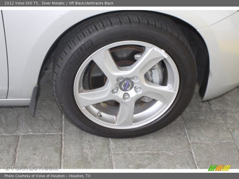 Silver Metallic / Off Black/Anthracite Black 2012 Volvo S60 T5