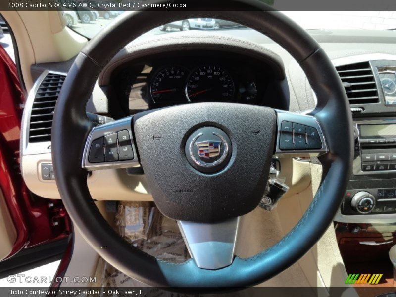 Crystal Red / Cashmere/Cocoa 2008 Cadillac SRX 4 V6 AWD