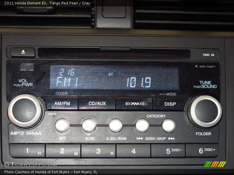 Tango Red Pearl / Gray 2011 Honda Element EX