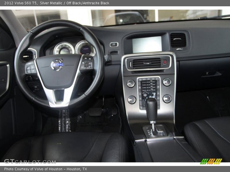 Silver Metallic / Off Black/Anthracite Black 2012 Volvo S60 T5