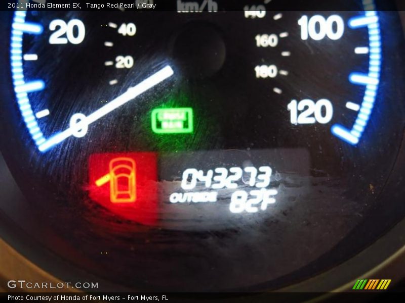 Tango Red Pearl / Gray 2011 Honda Element EX
