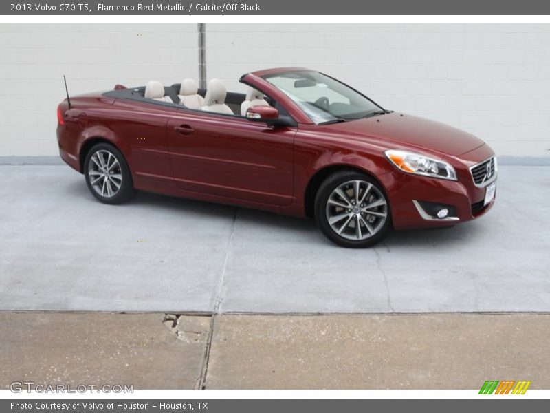 Flamenco Red Metallic / Calcite/Off Black 2013 Volvo C70 T5