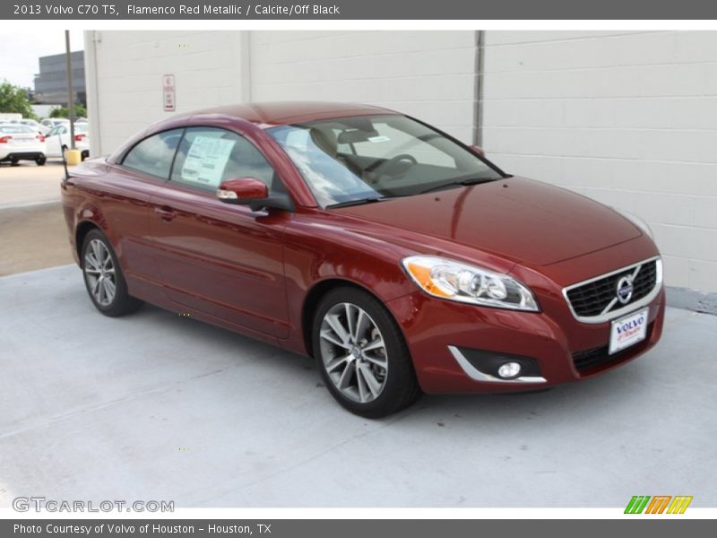 Flamenco Red Metallic / Calcite/Off Black 2013 Volvo C70 T5